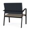 Lesro Newport Bariatric Chair Metal Frame, Black, RS Night Sky Back, MD Farro Seat NP1401 - alternate 3